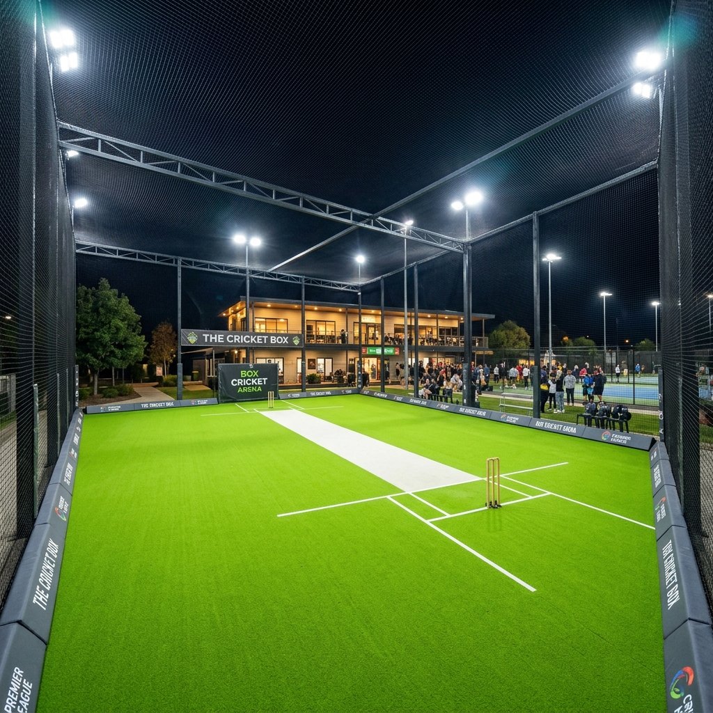 Box Cricket Arena background