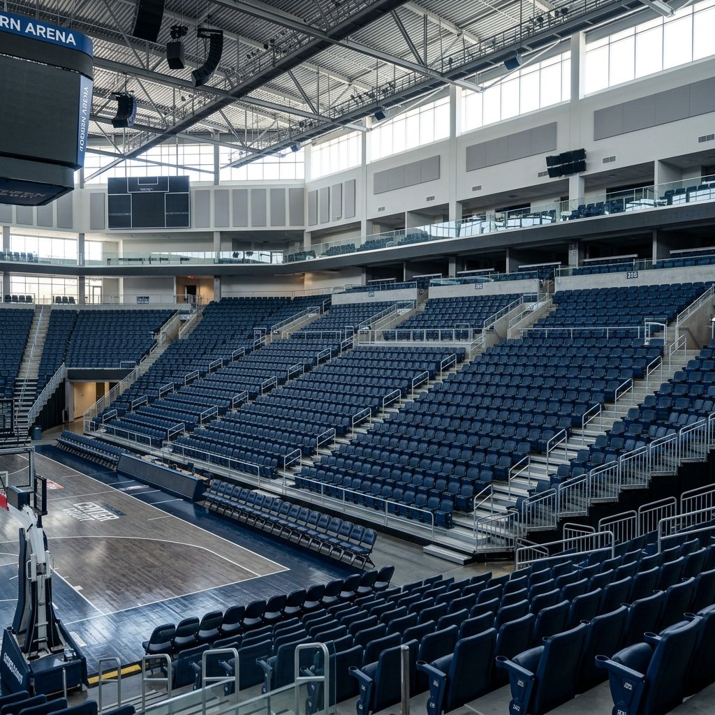 Indoor bleachers