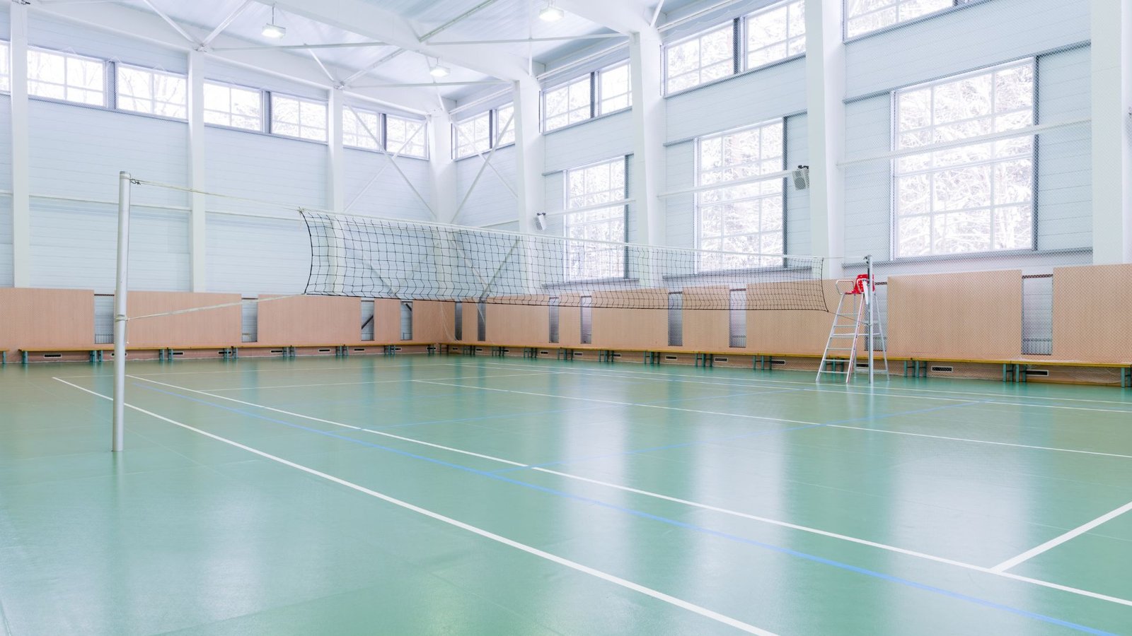 Indoors tennis court